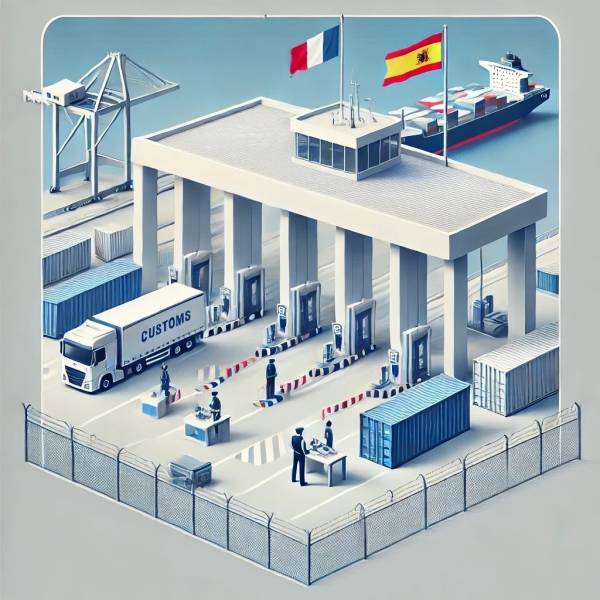 control aduanero con droga en francia